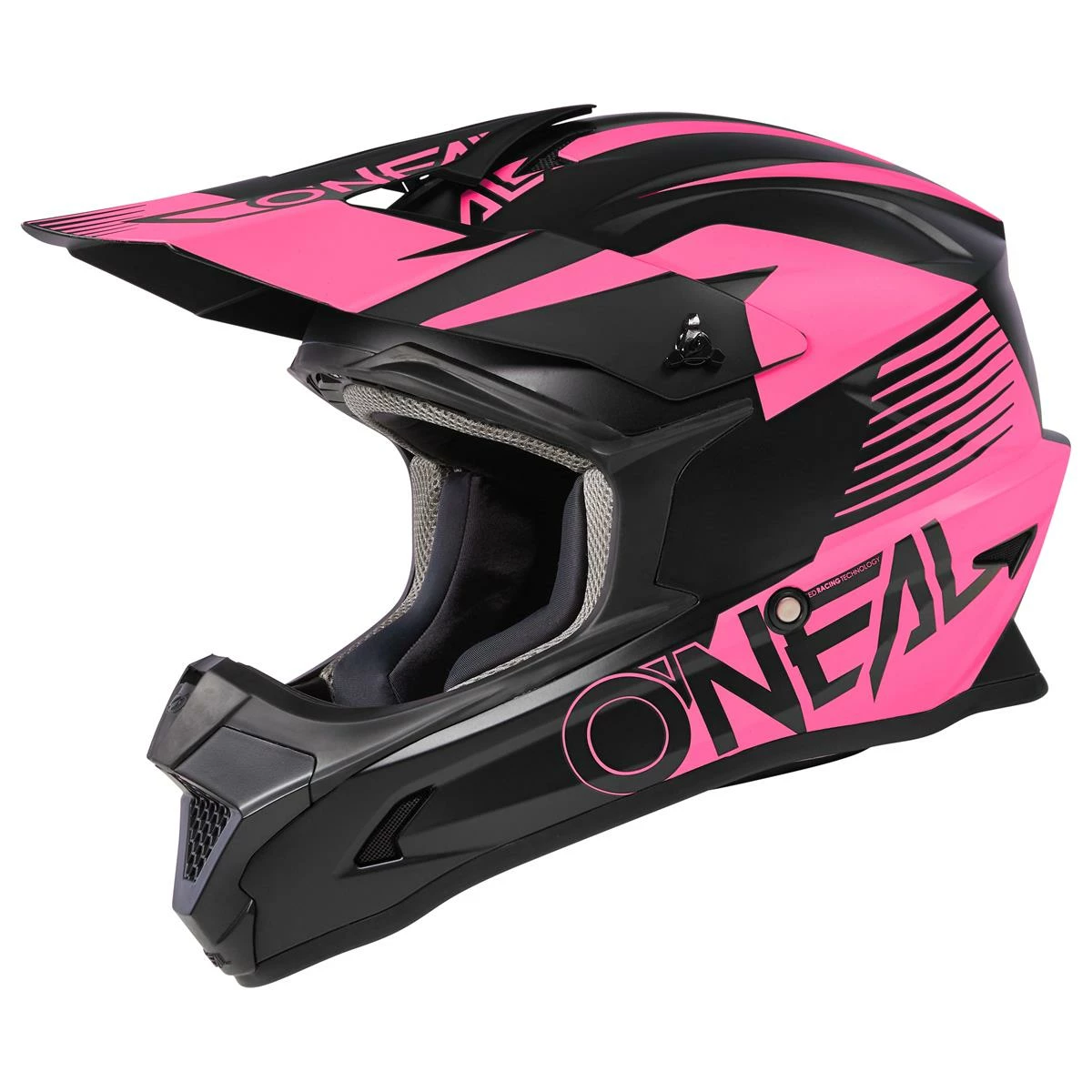 O'Neal Casque MX 1SRS Stream V.23 - Noir/Pink 3 O'Neal Casque MX 1SRS Stream V.23 - Noir/Pink