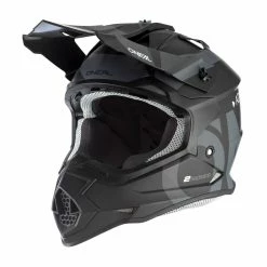 O'Neal Casque MX 2SRS Slick Noir/Gris