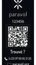 Marquage Antivol PARAVOL Etiquette (x1)