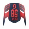 Scott Visière 350 Evo Retro Bleu/Rouge -VTT marches scott helmschild helmet visor 350 evo retro 1