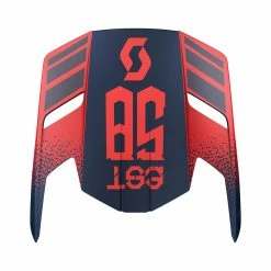 Scott Visière 350 Evo Retro Bleu/Rouge