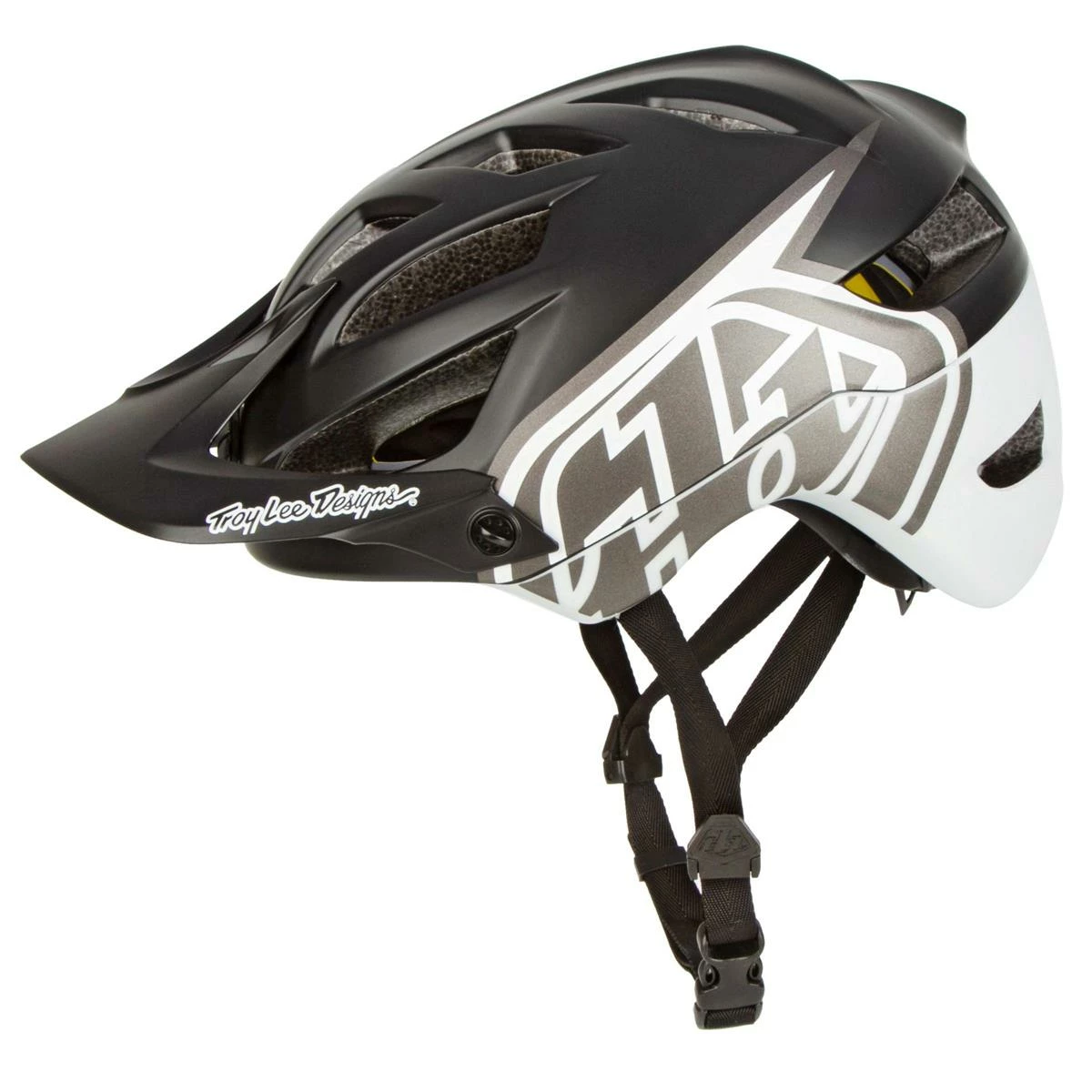 Troy Lee Designs Casque VTT Enduro A1 MIPS Classic - Black/White 3 Troy Lee Designs Casque VTT Enduro A1 MIPS Classic - Black/White