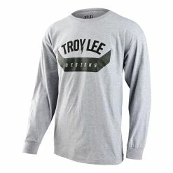 Troy Lee Designs T-Shirt Manches Longues Arc Heather Gray