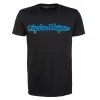 Troy Lee Designs T-Shirt Signature Black Heather -VTT marches troy lee designs t shirt signature 1