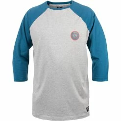 TSG T-Shirt Manches 3/4 Sk8 Bleu/Gris