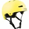 TSG Casque BMX/Dirt Evolution Solid - Satin Acid Yellow -VTT marches tsg bmx dirt helm bmx dirt helmet evolution 1 1