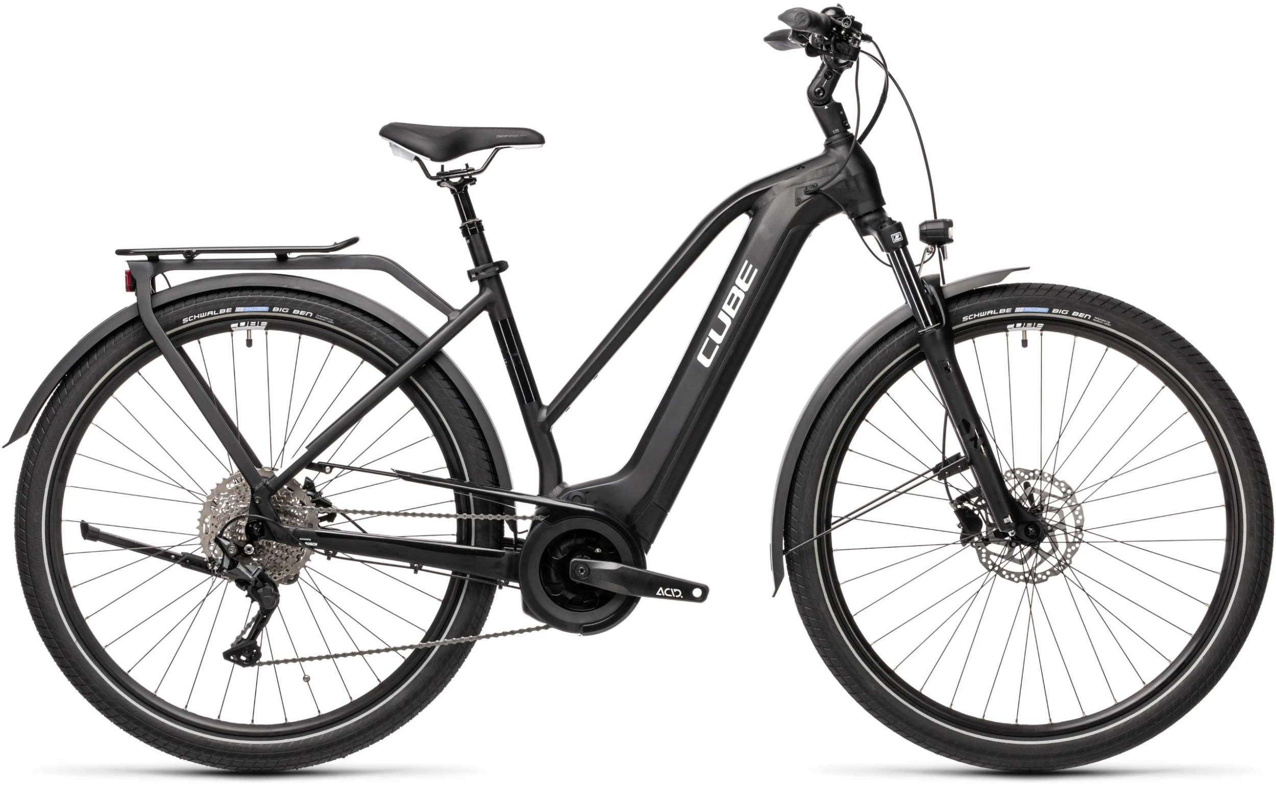Velo VTC Electrique Cube Touring Hybrid Pro Trapèze XS Bosch 625Wh Noir Blanc 2021 3 Velo VTC Electrique Cube Touring Hybrid Pro Trapèze XS Bosch 625Wh Noir Blanc 2021