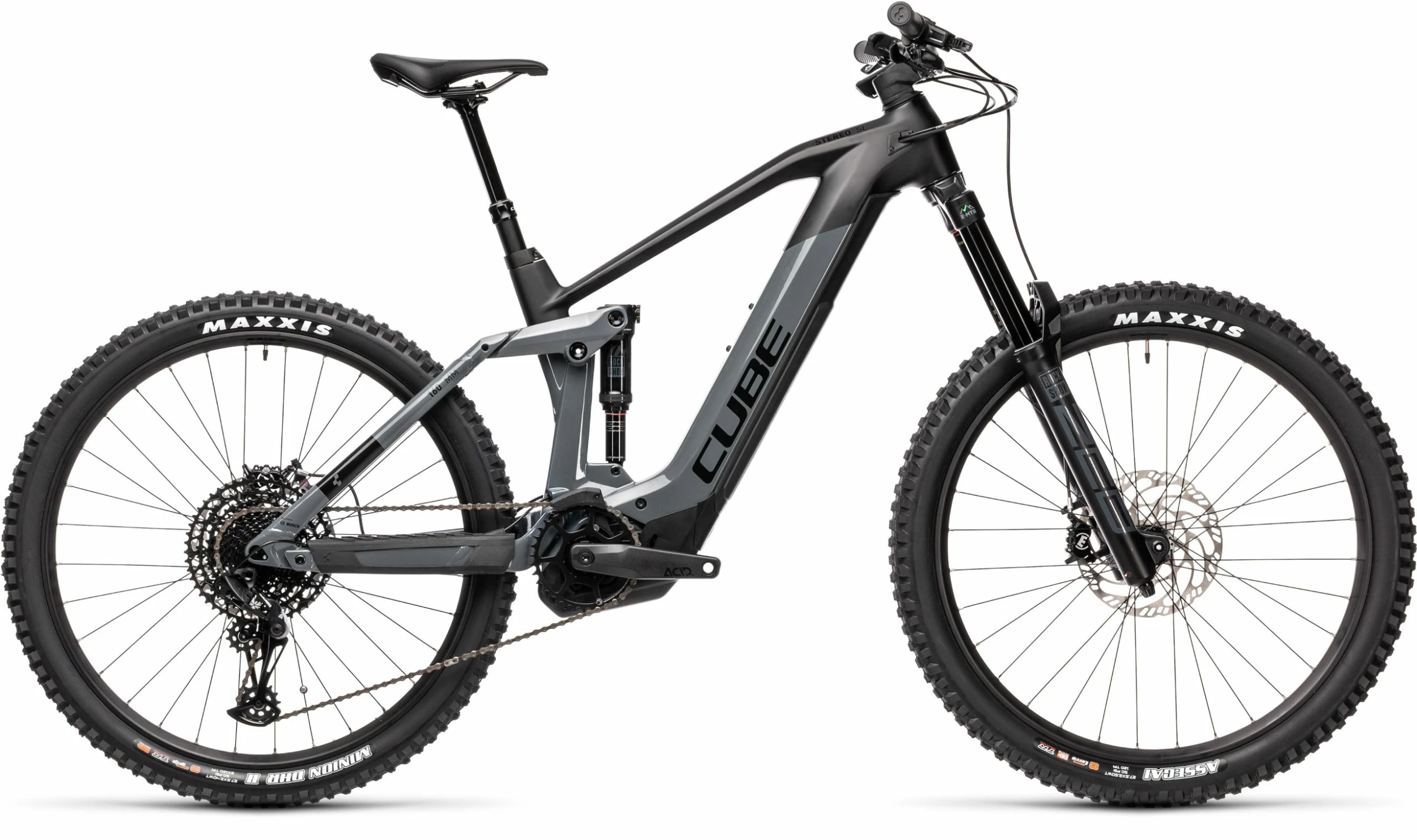 Velo VTT Electrique Cube Stereo Hybrid 160 HPC 27.5 SL Bosch 625Wh Grey Black 2021 3 Velo VTT Electrique Cube Stereo Hybrid 160 HPC 27.5 SL Bosch 625Wh Grey Black 2021