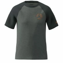 Zimtstern T-Shirt Crankz Gun Metal Melange/Pirate Black