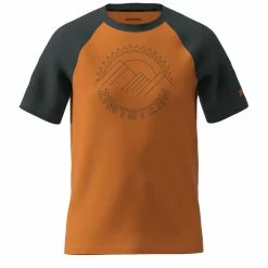 Zimtstern T-Shirt Ringz Burnt Orange/Pirate Black